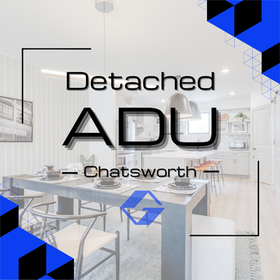 Two Story ADU - [3 Bed, 2 Bath] - Detached ADU // Chatsworth, CA
Two Story // 3 Bed, 2 Bath, 1200 sq ft. 
Project Duration = 10 Months 

This impressive two-story ADU boasts 1200 square feet of space offering an ideal solution for families seeking extra space. With three spacious bedrooms, two modern bathrooms, and generous living areas, this ADU was thoughtfully crafted to provide comfort and versatility. Beyond its living space, it is a smart investment, opening doors to rental income opportunities and boosting the property’s value.
We were fortunate enough to work with clients who wanted the best results possible and trusted us with the freedom to create a design that would "wow".