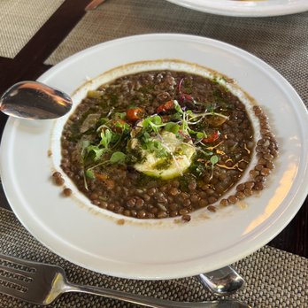 Caprice Cafe - Lentil vegetarian soup - New American Near Me - Redlands, California