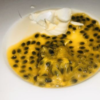 Laurel Hardware - Passion fruit Pannacota - New American Near Me - West Hollywood, California Laurel Hardware - Passion fruit Pannacota - New American Near Me - West Hollywood, California