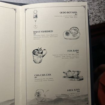 Barbam - Menu - Speakeasies Near Me - New York, New York