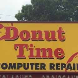 Donut Time - Front sign to the location