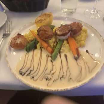 California Bistro - Scallops with risotto. - Breakfast & Brunch Near Me - Rancho Mirage, California California Bistro - Scallops with risotto. - Breakfast & Brunch Near Me - Rancho Mirage, California