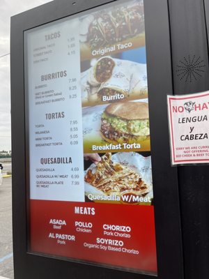 Menu photo 4 Tacos El Unico Los Angeles, CA Menu photo 4 Tacos El Unico Los Angeles, CA