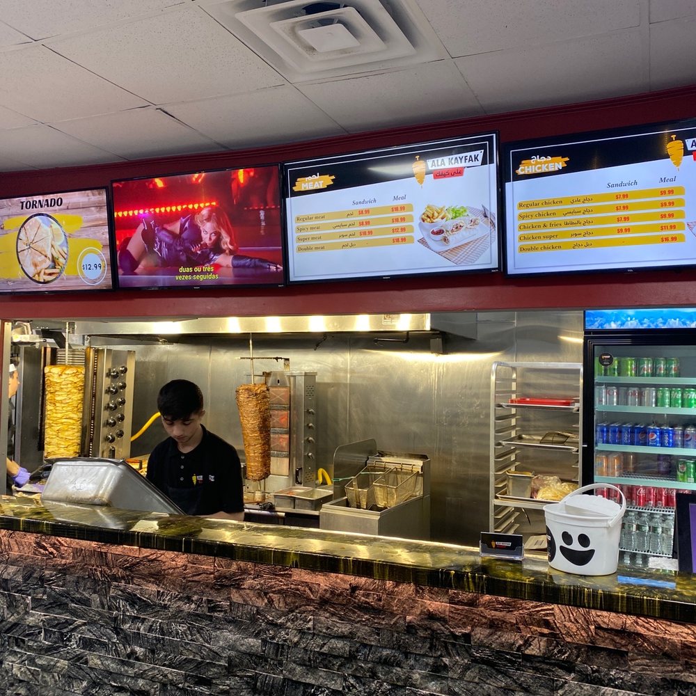 Ala kayfak - a restaurant counter with menus - Fast Food Near Me - Paterson, New Jersey Ala kayfak - a restaurant counter with menus - Fast Food Near Me - Paterson, New Jersey