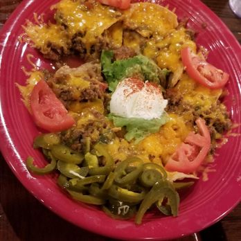 El Paseo Mexican Restaurant - Fort Worth - Beef and cheese super nachos. - Mexican Near Me - Fort Worth, Texas