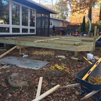 Whitmer Decks - Deck in progress - Decks & Railing Near Me - Dulles, Virginia