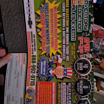 Yes Chevrolet - Yes Chevrolet MISLEADING Game Piece sent to various communities. Backside with prizes winners - Car Dealers Near Me - Hurricane, West Virginia Yes Chevrolet - Yes Chevrolet MISLEADING Game Piece sent to various communities. Backside with prizes winners - Car Dealers Near Me - Hurricane, West Virginia