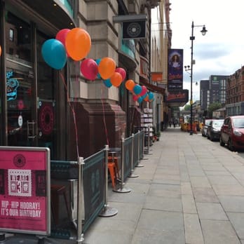 Listo Burrito - Balloons out to celebrate our 3rd Birthday. For new visitors, you can see the palace theatre next door from this Picture! - Mexican Near Me - Manchester, XGM Listo Burrito - Balloons out to celebrate our 3rd Birthday. For new visitors, you can see the palace theatre next door from this Picture! - Mexican Near Me - Manchester, XGM