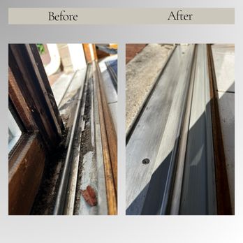 Dynamic Innovations & Finishes - Before and After of a track replacement done by Dynamic Innovations & Finishes! - Door Sales/Installation Near Me Dynamic Innovations & Finishes - Before and After of a track replacement done by Dynamic Innovations & Finishes! - Door Sales/Installation Near Me