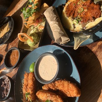 Sol Grill - Fried calamari Chorizo and queso dip Breeze, short ribs Chicken enchiladas - New American Near Me - Newport Beach, California Sol Grill - Fried calamari Chorizo and queso dip Breeze, short ribs Chicken enchiladas - New American Near Me - Newport Beach, California