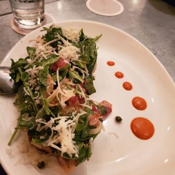 etch - Octopus and Shrimp bruschetta - New American Near Me - Nashville, Tennessee