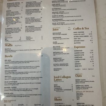 Toastique - Menu - Juice Bars & Smoothies Near Me - Austin, Texas