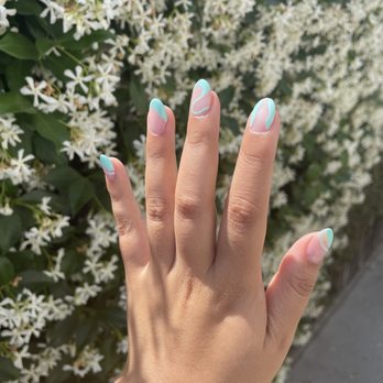Lien's Nails - dip powder with gel design - Nail Salons Near Me - Rosemead, California
