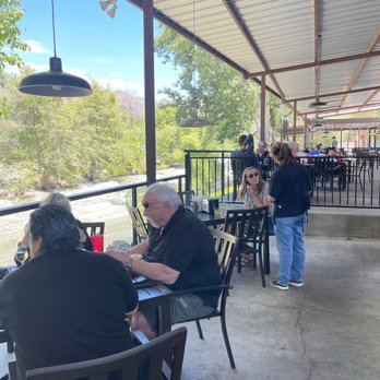 River View Grill & Bar - Riverview Grill and Bar (Three Rivers, CA) - June 19 2023 - back patio with Kaweah River on the left - Bars Near Me - Three Rivers, California River View Grill & Bar - Riverview Grill and Bar (Three Rivers, CA) - June 19 2023 - back patio with Kaweah River on the left - Bars Near Me - Three Rivers, California