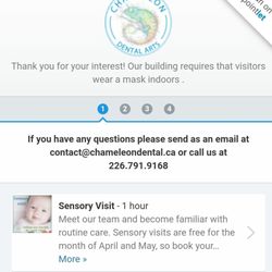 Chameleon Dental Arts - Contact-free booking