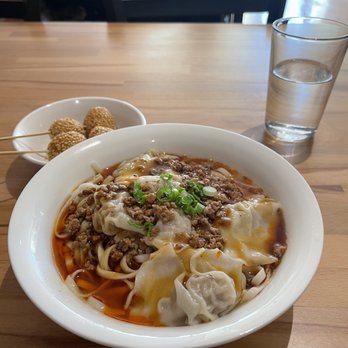 Grandma’s Kitchen - Spicy wonton noodles and red bean balls - Bubble Tea Near Me - Newton, Massachusetts Grandma’s Kitchen - Spicy wonton noodles and red bean balls - Bubble Tea Near Me - Newton, Massachusetts