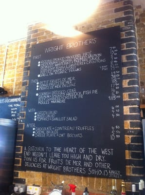 Menu photo 6 Wright Brothers London, XGL Menu photo 6 Wright Brothers London, XGL