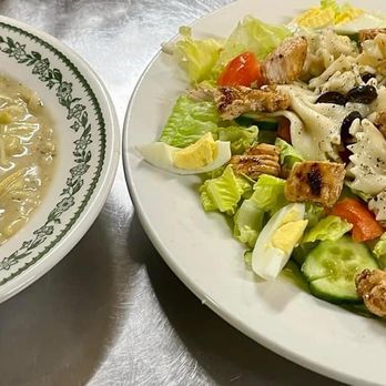 Jeanie's It's All Good - Artichoke soup & Dayna salad - Breakfast & Brunch Near Me - Hammond, Louisiana Jeanie's It's All Good - Artichoke soup & Dayna salad - Breakfast & Brunch Near Me - Hammond, Louisiana