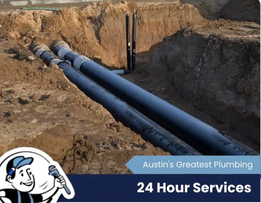 Sewer Pipe Repair/ Replacement - Water and sewer line issues can disrupt your daily life and pose serious risks to your property. Our dedicated team offers expert water and sewer line repair services designed to quickly identify and resolve any problems, ensuring your plumbing system operates smoothly. If you’re looking for water and sewer line repair in Austin, TX and the surrounding area you can count on our experts to be there right away with the help you need.
