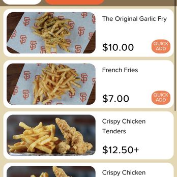 Oracle Park - Gilroy Garlic Fries Menu - Stadiums & Arenas Near Me - San Francisco, California Oracle Park - Gilroy Garlic Fries Menu - Stadiums & Arenas Near Me - San Francisco, California