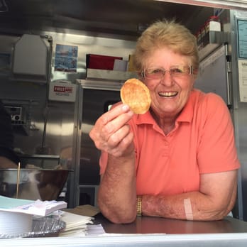 Fire Ant Grill - Mary McCarty offering sample of their fresh made potato chips! Yummy! - Food Trucks Near Me - Foley, Alabama Fire Ant Grill - Mary McCarty offering sample of their fresh made potato chips! Yummy! - Food Trucks Near Me - Foley, Alabama