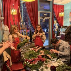 Canvas, Corks & Forks - My friends made wreaths...