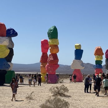 Seven Magic Mountains - Magic mountains - Public Art Near Me - Las Vegas, Nevada