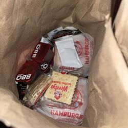 Wendy's - 2 jr Jr. Bacon Cheeseburger and chili