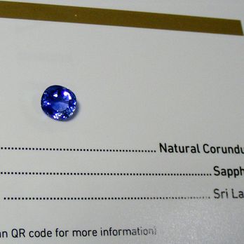The Diamond Grader - A Natural Untreated 2.05 carat Sri Lanka (aka Ceylon) Sapphire with its GIA Origin Lab Report. Beautiful Color & Fire. - Jewelry Near Me - Las Vegas, Nevada