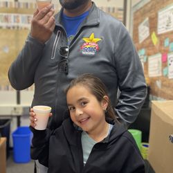 SOAR Charter Academy - A morning pick-me-up with Mr. DeLeon