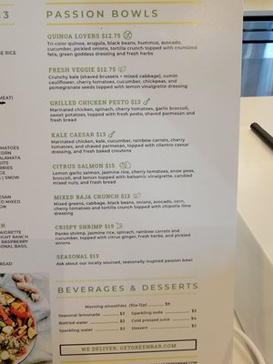 Menu photo 2 Greenbar Fort Washington, MD