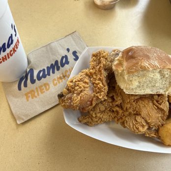 Mama's Fried Chicken - 2-Piece dark Corn nuggets Roll Coke - Chicken Shop Near Me - Opelousas, Louisiana Mama's Fried Chicken - 2-Piece dark Corn nuggets Roll Coke - Chicken Shop Near Me - Opelousas, Louisiana