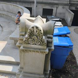 Chicago Public Library-Blackstone Branch - That detail I love about old Chicago architecture.