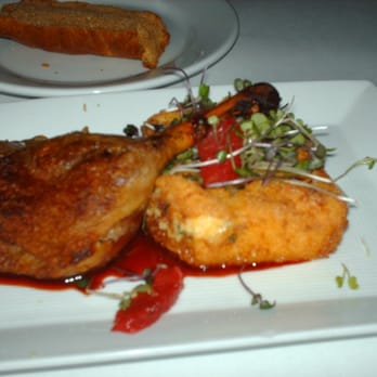 Pasta Moon - NYE, duck confit w polenta "crouton" - Italian Near Me - Half Moon Bay, California Pasta Moon - NYE, duck confit w polenta "crouton" - Italian Near Me - Half Moon Bay, California