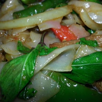 Shana Thai Restaurant - Pad Khee Mao Sirloin Steak - $11 - Thai Near Me - Mountain View, California Shana Thai Restaurant - Pad Khee Mao Sirloin Steak - $11 - Thai Near Me - Mountain View, California