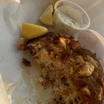 PJ Buckets Seafood - XL Crab Cake - Seafood Near Me - Ventnor, New Jersey