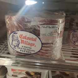 Springfield Colonial Village Meat Market - They make their own patties.