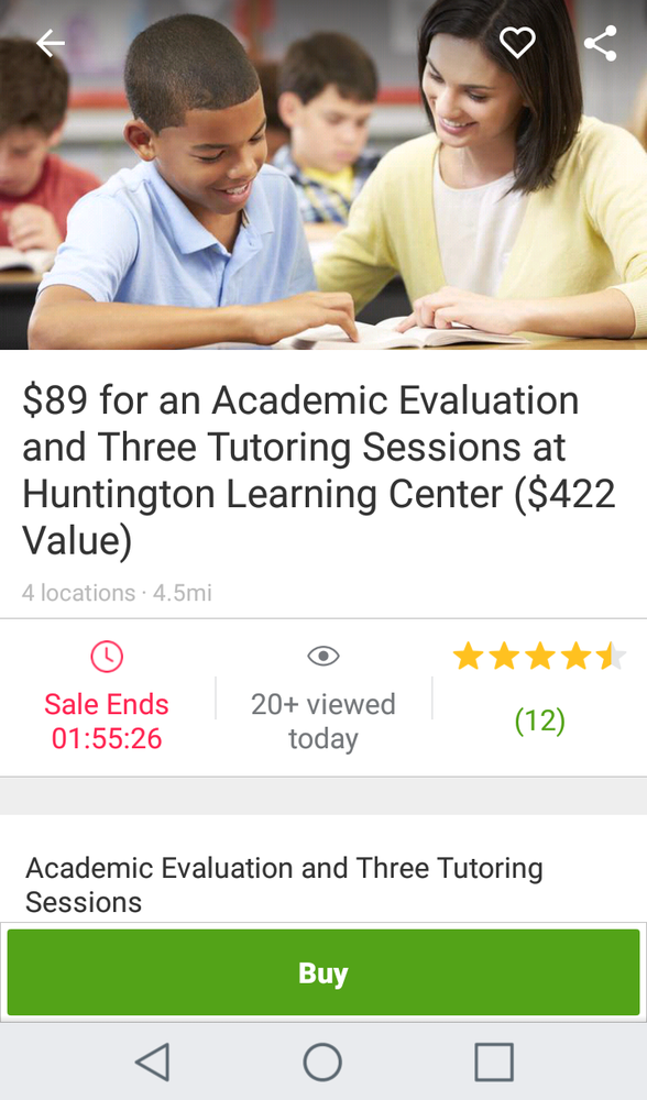 Huntington Learning Center - reading tutor in Folsom, CA