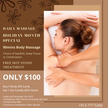 Daily Massage - Massage Near Me - Savannah, Georgia Daily Massage - Massage Near Me - Savannah, Georgia