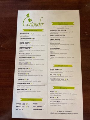 Menu photo 7 Coriander Denver, CO Menu photo 7 Coriander Denver, CO