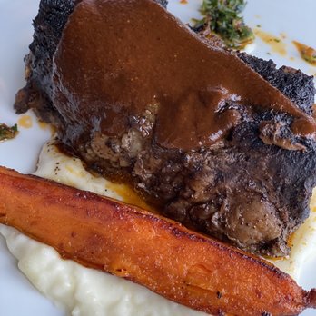 The Bindery - Short rib - that sweet potato was good - New American Near Me - Denver, Colorado The Bindery - Short rib - that sweet potato was good - New American Near Me - Denver, Colorado
