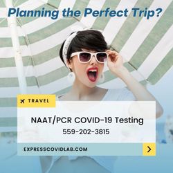 Express Covid Lab - Worry free travel with our 2 hour result delivery time.