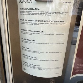 AWAN - Menu - Ice Cream & Frozen Yogurt Near Me - West Hollywood, California AWAN - Menu - Ice Cream & Frozen Yogurt Near Me - West Hollywood, California
