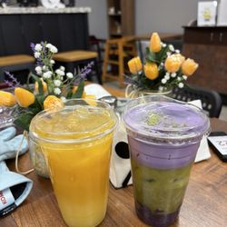 Bits & Bites Bakery & Cafe - Mango-mansi, Ube matcha