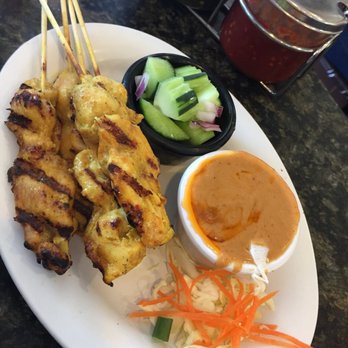 Thai Basil Express - Satay Chicken ($8.95) - Thai Near Me - Dublin, California Thai Basil Express - Satay Chicken ($8.95) - Thai Near Me - Dublin, California