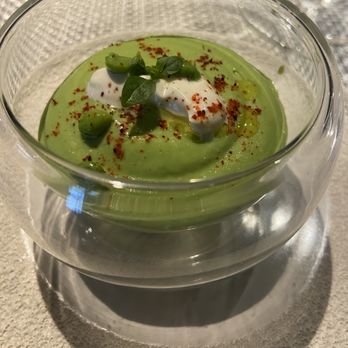L'Atelier de Joël Robuchon - Pea mousse - French Near Me - Paris, 75