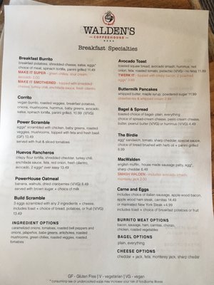 Menu photo 7 Walden's Coffeehouse Reno, NV Menu photo 7 Walden's Coffeehouse Reno, NV