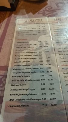 Menu photo 1 La Galantina Seville, SE Menu photo 1 La Galantina Seville, SE