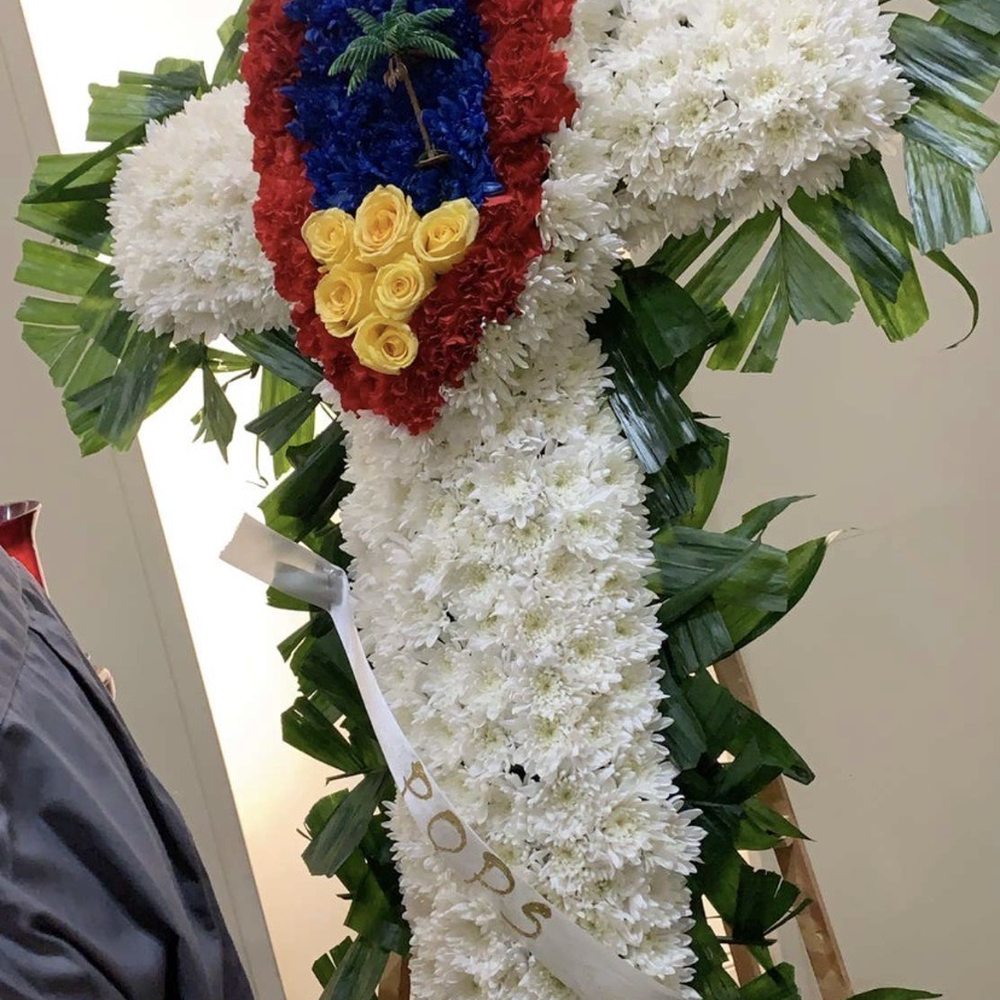 Guam flower arrangement- Pops would love this.