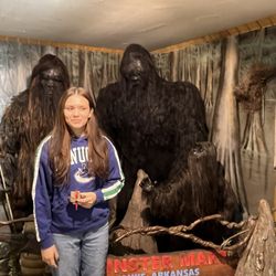 Fouke Monster Mart - They're about to jump her for wearing a Canucks jacket